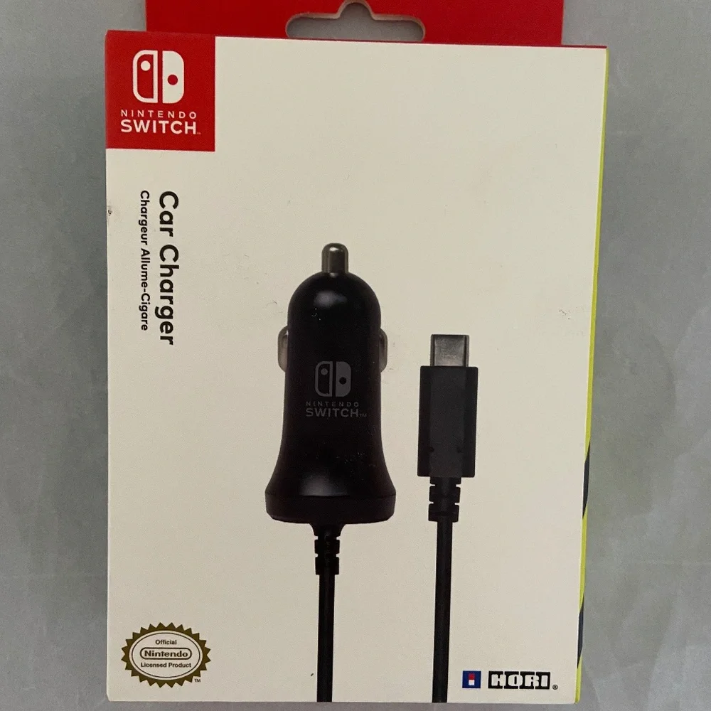 Hori - Nintendo Switch, 5-Volt High-Speed, Video Game Car Charger New In Box